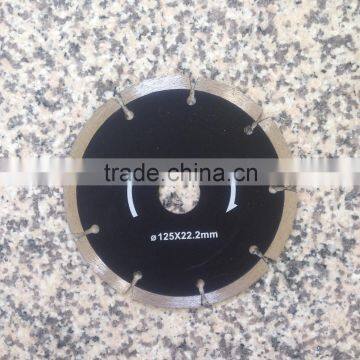 Dry Diamond Saw Blade 5 inch (125 mm) Hot Press Segmented Blades for Grinder Cutting Hard Granite Inner Hole 22.23 mm