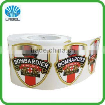 Direct manufacture custom permanent adhesive sticker label,printing label