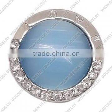 LJ0158 new products snap button jewelry rhinestone,cat's eye jewelry,button jewelry sets jewellery