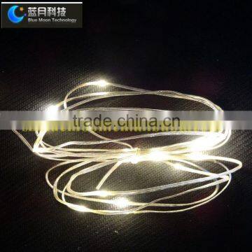 PVC soft wire led string light transparent PVC ultra thin flexible waterproof light