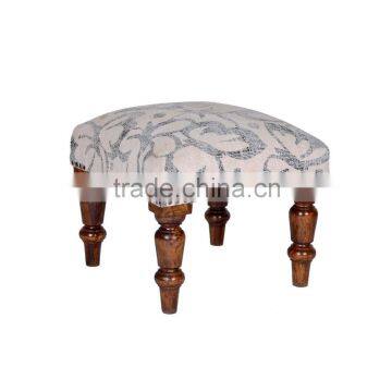 Natural Fibres Wooden Foot stool & Ottomans