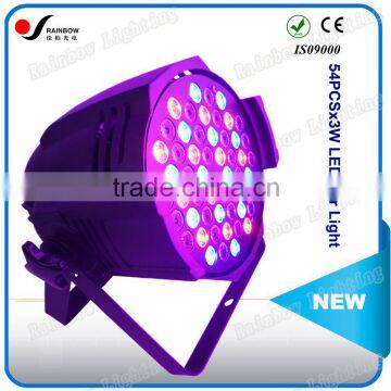 Small Size 54Pcsx3W High Brightness Par LED Light With 100000 Hours Long Life