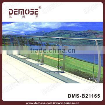 roof deck railing / glass balcony railings frameless