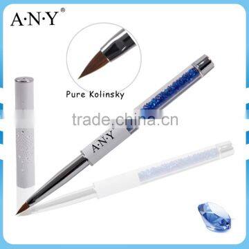 ANY Professional Nail Artist Using Nail Art Rhinestone Sculpture 3D Kolinsky Nail Brush for Nail Art