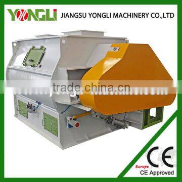 high mixing homogeneity double shafts widely used chicken food mixer with good market feedback