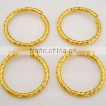 20mm Diameter Aluminum Jump Ring Gold Color