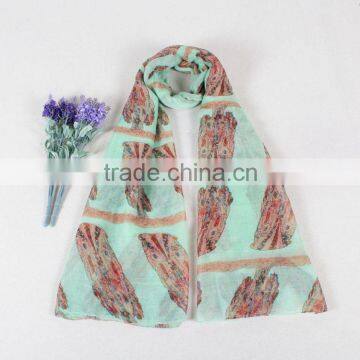 Low MOQ Mauve Cotton Summer Personalized Fashionable Scarves