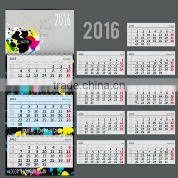 2016 printing for calender & new year calender