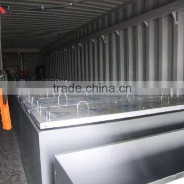 mobile containerized block ice machine