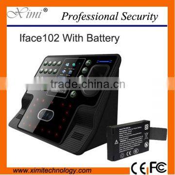 Biometric time attendamce system TCP/IP RFID card reader and optional battery face door access controller time recorder