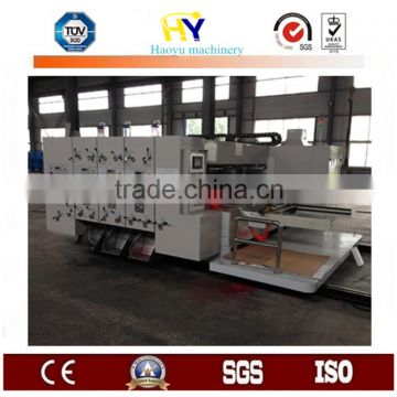 High speed automatic carton box printing slotting rotary die cutting machine