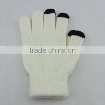 Multifunctional Solid Color Metal Fiber Five Fingers Touch Gloves Magic Gloves photo-6