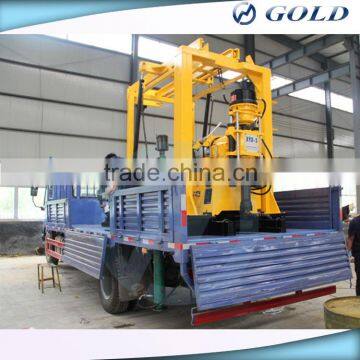 Max. 600m Hydraulic Power Water Well Drilling Truck In Water