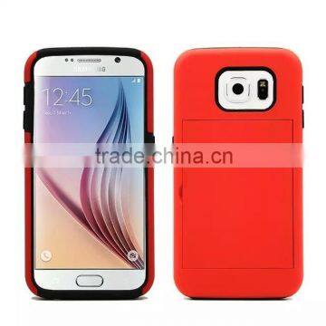 Creative Design Mobile Phone Case With Card Box For Samsung S6,Hard Armor Cover For Samsung S6 photo-3