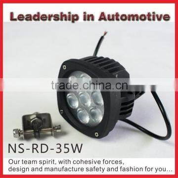 NSSC leading performance 35watt 9-32V DC round LED work light spot beam flood beam IP68