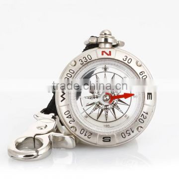 Metal pocket keychain compass/Outdoor Travel/camping &hiking compass