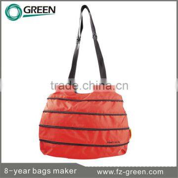 New 2015 PVC custom long single strap shoulder bag for girls