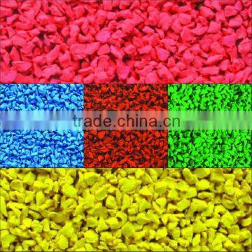 Blue Epdm Granules/green Epdm Chips/red Crumb Rubber/rubber Sheet for Flooring-g-y-151221-4 photo-4