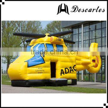 Custom inflatable airplane models/giant inflatable replica helicopter for advertising