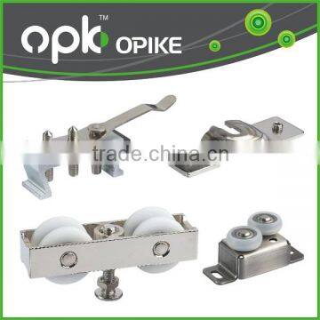 OPK Top Hung Running Gear 2 Wheels Sliding Door Double Roller and Stopper with Adjustable Retention Spring