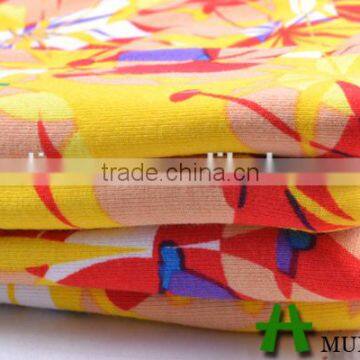 Mulinsen Textile 16 Years Fabric Factory/ 32sR Ring Spun Viscose Elastane Printed Fabric photo-5