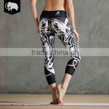 Popular Soft and Thin High Class 70% Polyester 30% Spandex Yoga Pants photo-2