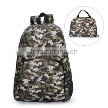 Multi-function Foldable camouflage Backpack Travelling Folded Bag