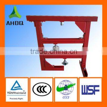 Powder spraying cable support system