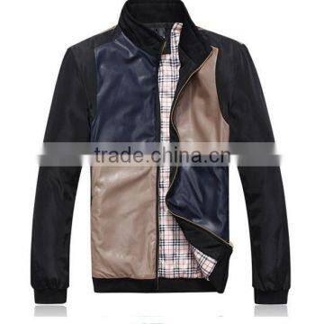 2013,European and America Style,Stylish Men's PU Leather Jacket!!