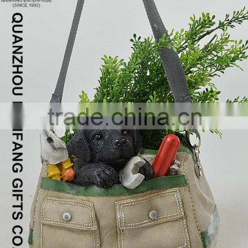 Dog bag planter