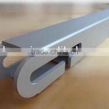 CNC curved aluminium profile CNC deep processing extruded alu profile for bending ,drilling,milling,welding