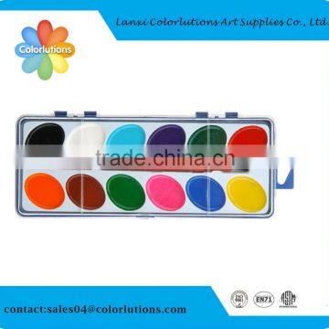 2015 Colorlutions Non Toxic Good Quality Cheap Price Water Color Cake With Art Brush photo-3