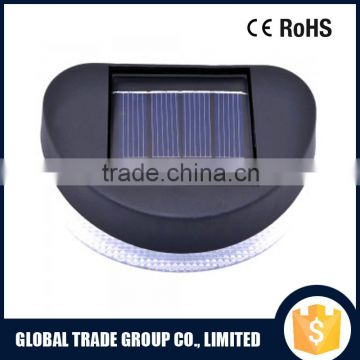 551622 CE and ROHS Extra Bright White LED Plastic Structure with Chrome Plated Surface 4PCS Solar Light Set