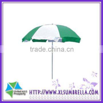 34"Advertising 180cms Outdoor White beach umbrella