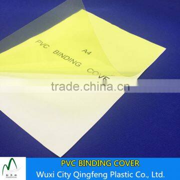 125mic 140mic 150mic 180mic 200mic Yellow Clear A4 A3 PVC Binding Cover Factory Price Plastic Book Covers