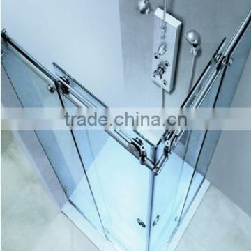 Tempered glass frameless shower room