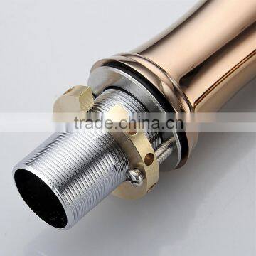 Satisfying Service Bathroom Gold/rose Gold Basin Faucet photo-6