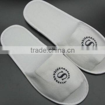 Deluxe quality anti-slip cotton towel slipper for hotels