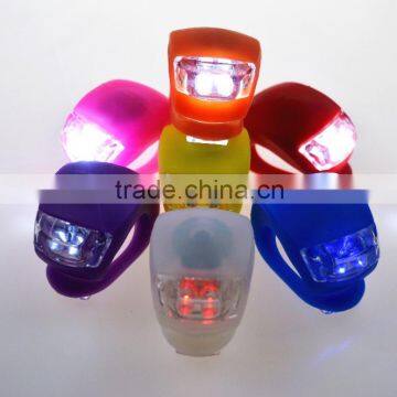 Silicone LED Bike Light Promotional Gift Bike Front Rear Light photo-2