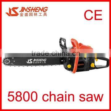 Manufacturer high quality 5800 58cc CE chain saw