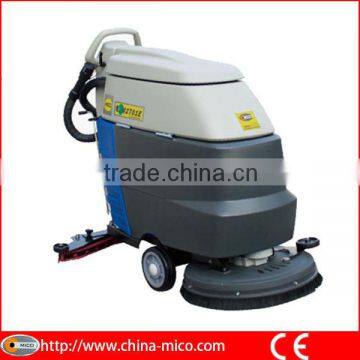 Hand push type hand floor scrubber machine