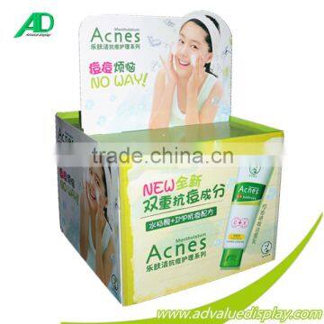 Promotional dump bins corrugated cardboard pop cardboard display boxes