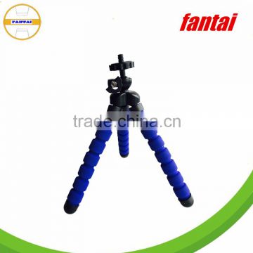 Manufacture Flexible Sponge Colorful Mini Tripod For Digital Camera