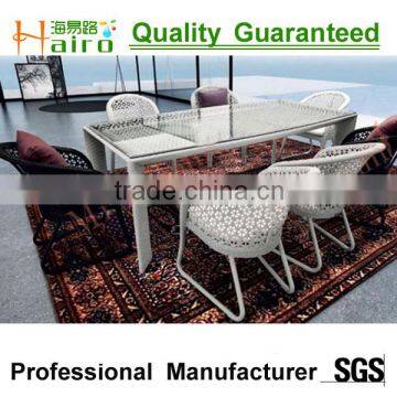 Modern Rattan Dining Table and Chair Set 2015 photo-6