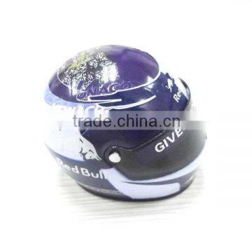 1:8 scale die cast Formula racing helmet model