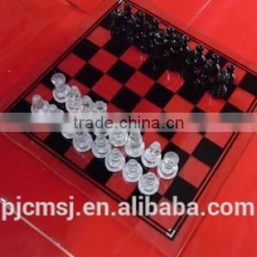 glass chess crystal chess set