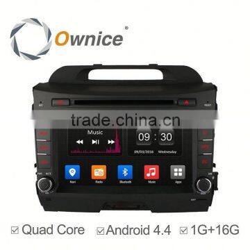 Ownice C300 Android 4.4 quad core Multimedia player for Kia Sportage R support DVR TV 3G phonebook tmps