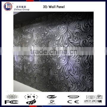 new building material embossed fire resistant decorative 3d wall panel