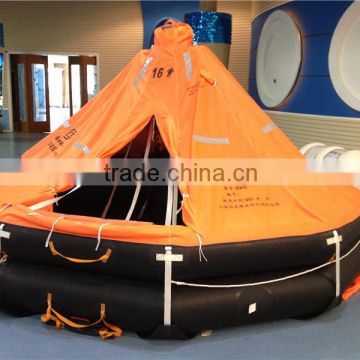 SOLAS LSA Approved 12~25 Persons Davit Lunched Inflatable Life Raft