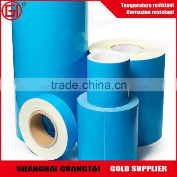 High Transparent 12 micron blue Pet Film for heat transfer